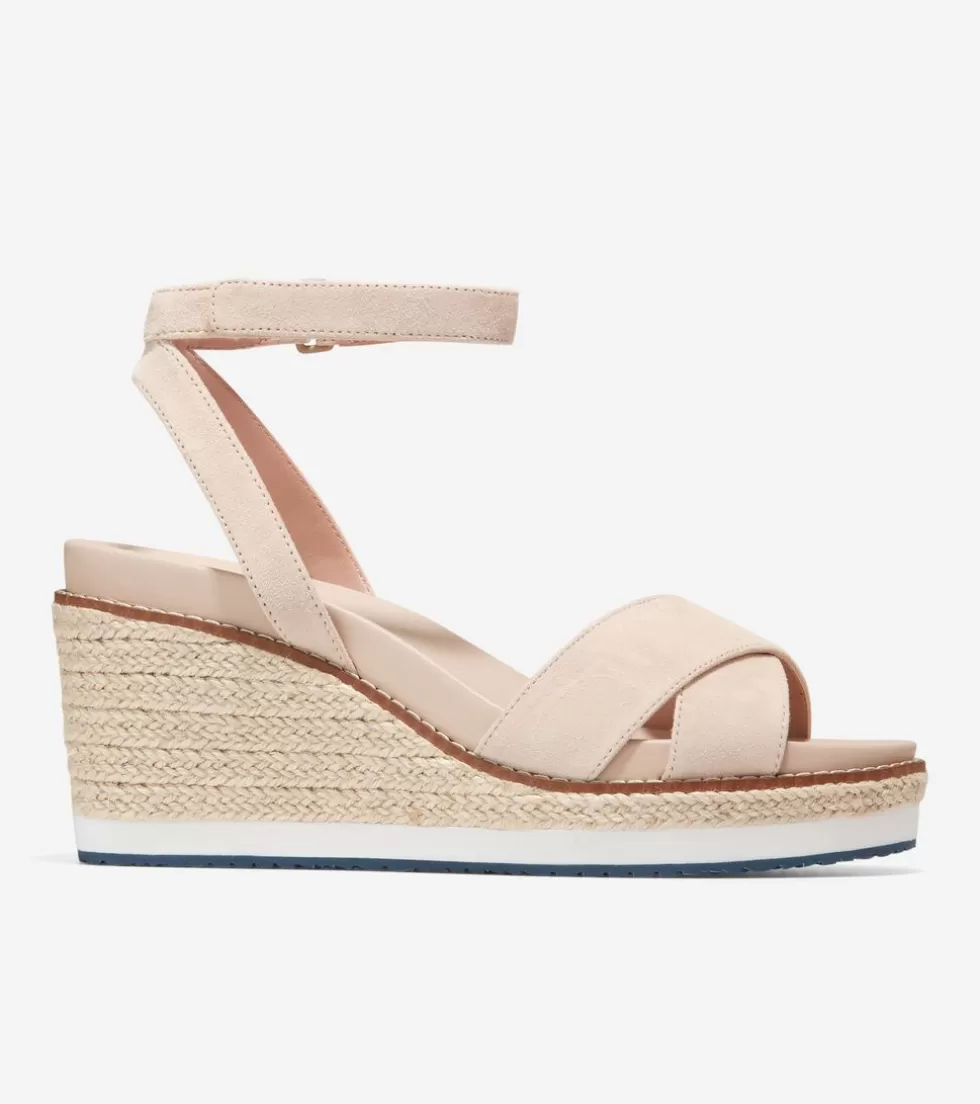 Cole Haan DRESS SHOES | ESPADRILLES^Women's Cloudfeel Espadrille Wedge Sandal SesameSuede