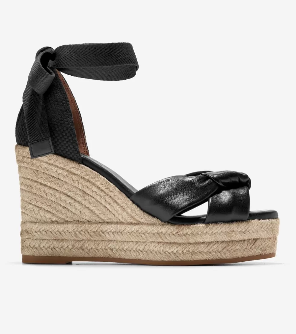 Cole Haan DRESS SHOES | ESPADRILLES^Women's Cloudfeel Hampton Wedge Sandals Black