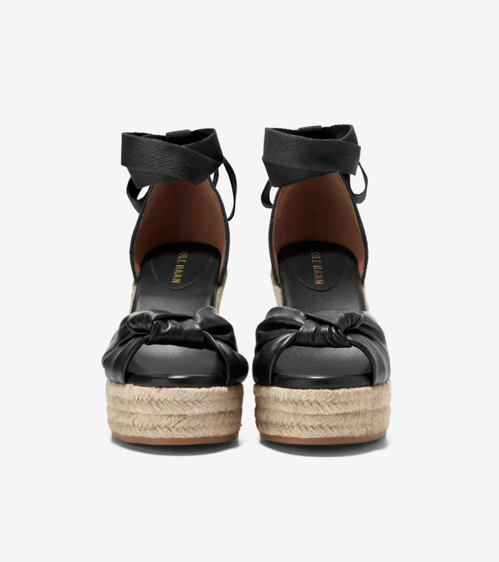 Cole Haan DRESS SHOES | ESPADRILLES^Women's Cloudfeel Hampton Wedge Sandals Black