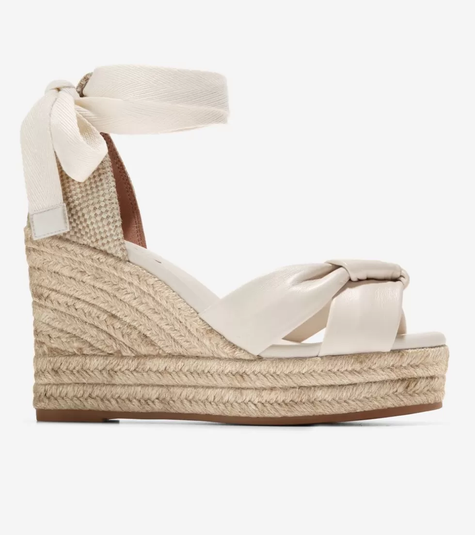 Cole Haan DRESS SHOES | ESPADRILLES^Women's Cloudfeel Hampton Wedge Sandals Ivory-NaturalCanvas