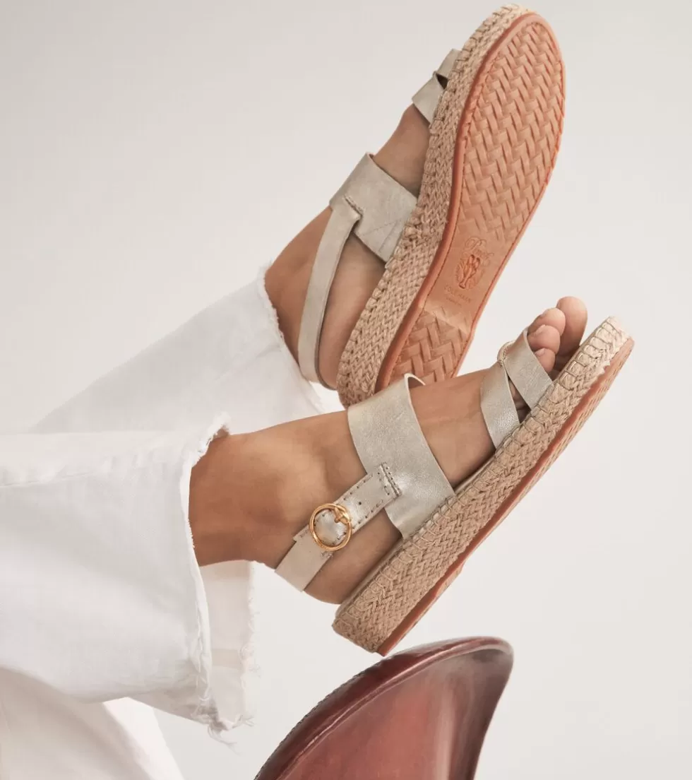 Cole Haan ESPADRILLES | SANDALS^Women's Cloudfeel Tilden Ankle Strap Sandals SoftGold