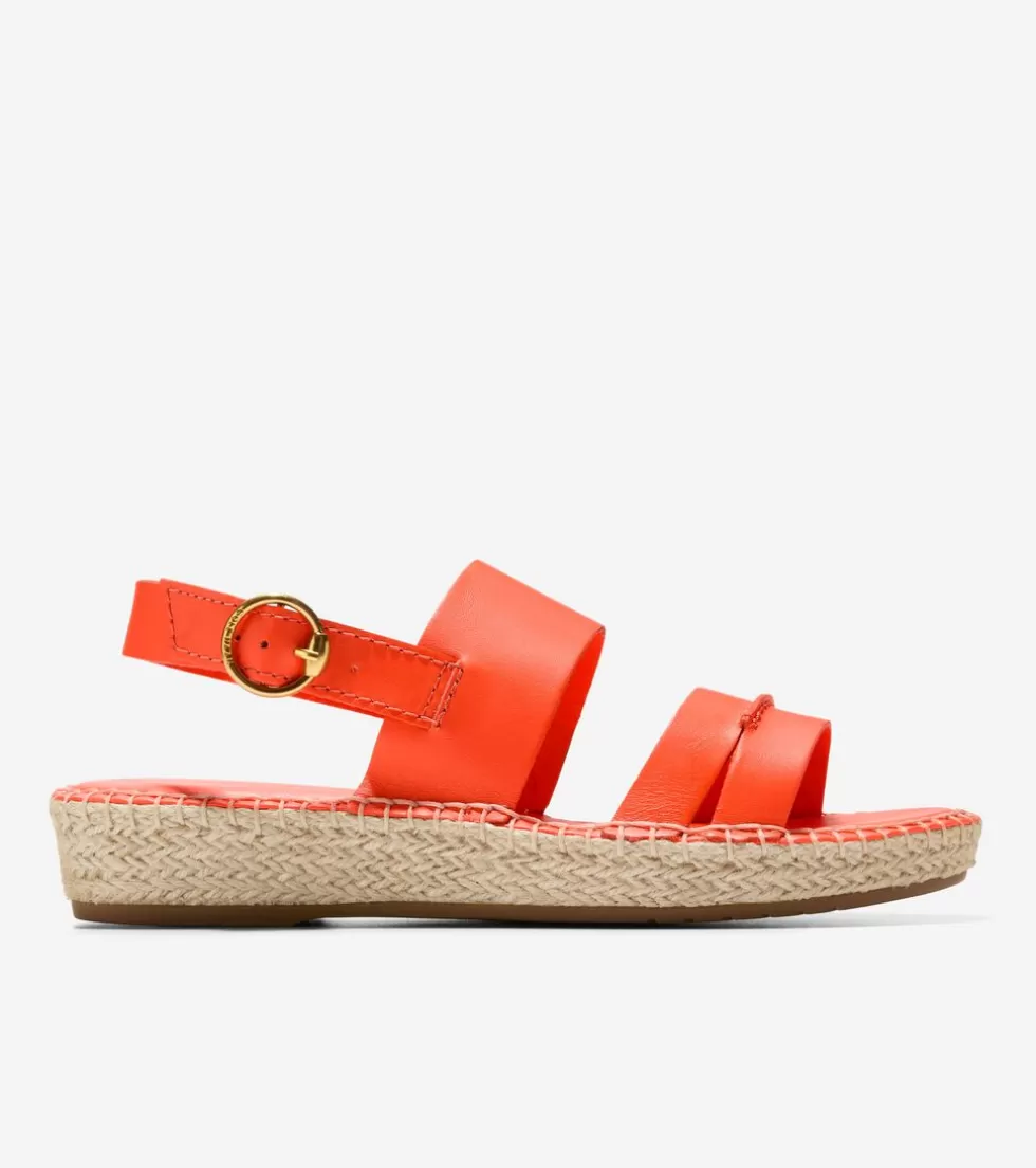 Cole Haan ESPADRILLES | SANDALS^Women's Cloudfeel Tilden Ankle Strap Sandals NasturtiumOrange