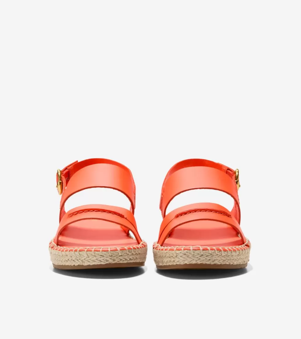 Cole Haan ESPADRILLES | SANDALS^Women's Cloudfeel Tilden Ankle Strap Sandals NasturtiumOrange