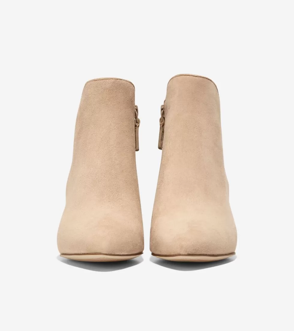 Cole Haan BOOTS^Women's Elyse Booties DarkLatte