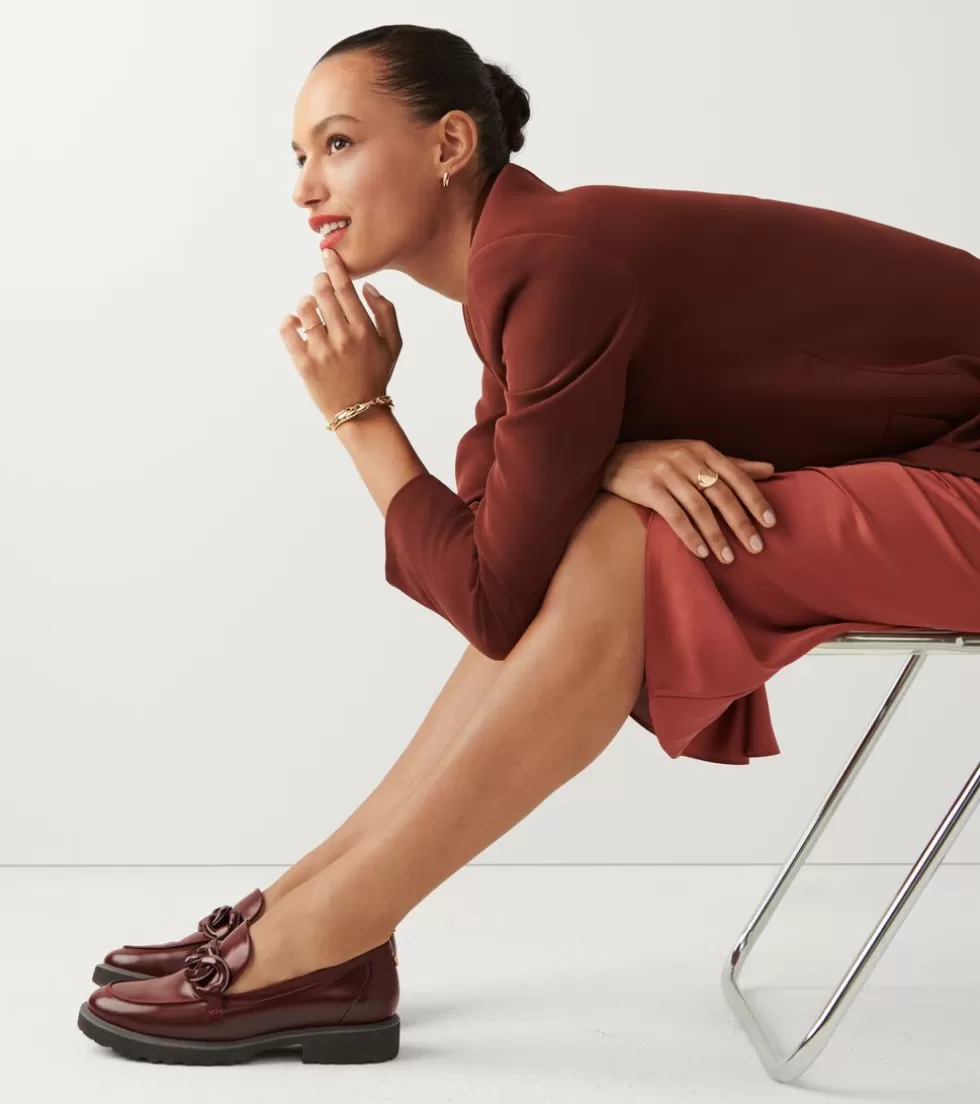 Cole Haan DRESS SHOES | LOAFERS & DRIVERS^Women's Geneva Chain Loafers Bloodstone