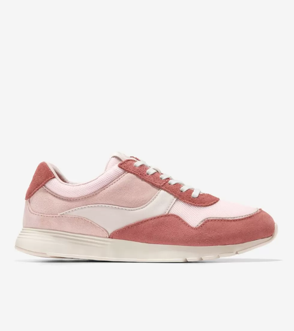 Cole Haan SNEAKERS^Women's Grand Crosscourt Cooper Runner Sneakers Mahogany-Rosewater