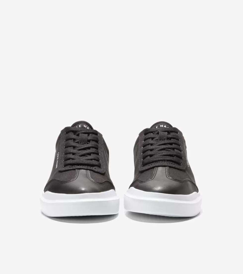 Cole Haan SNEAKERS^Women's GrandPrø Rally Canvas T-Toe Sneakers Black-OpticWhite