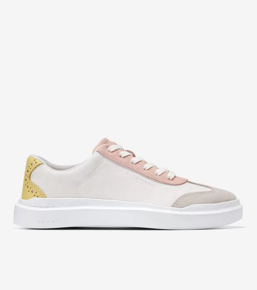Cole Haan SNEAKERS^Women's GrandPrø Rally Canvas T-Toe Sneakers OpticWhite-Multi
