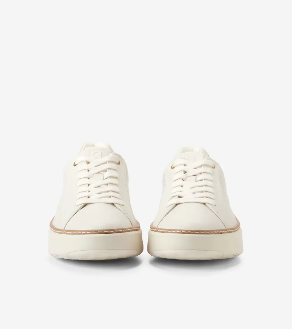 Cole Haan SNEAKERS^Women's Grandprø Topspin Sneakers Ivory-Scallop