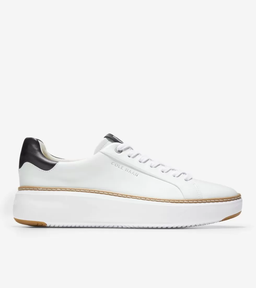 Cole Haan SNEAKERS^Women's GrandPrø Topspin Sneakers Ivory-Black