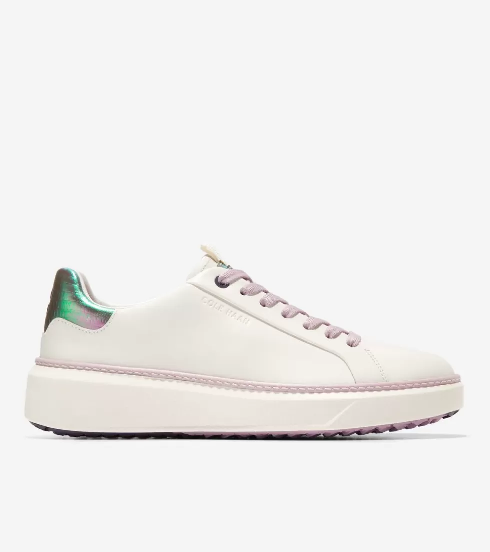 Cole Haan GOLF SHOES | SNEAKERS^Women's GrandPrø Waterproof Topspin Golf Shoes Ivory-MauveShadows