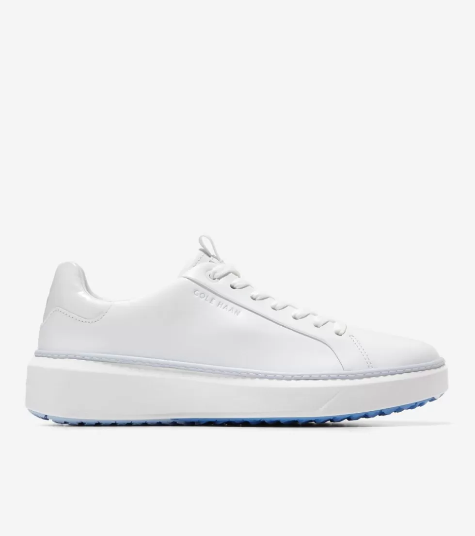 Cole Haan SNEAKERS | GOLF SHOES^Women's GrandPrø Waterproof Topspin Golf Shoes OpticWhite-HeatherGray