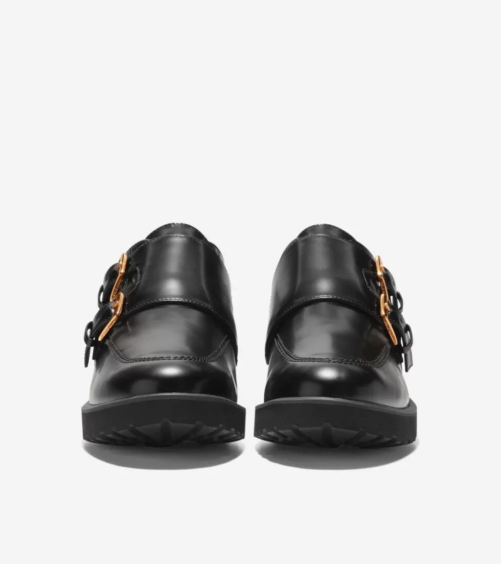 Cole Haan DRESS SHOES | LOAFERS & DRIVERS^Women's Greenwich Monk Strap Loafers Black
