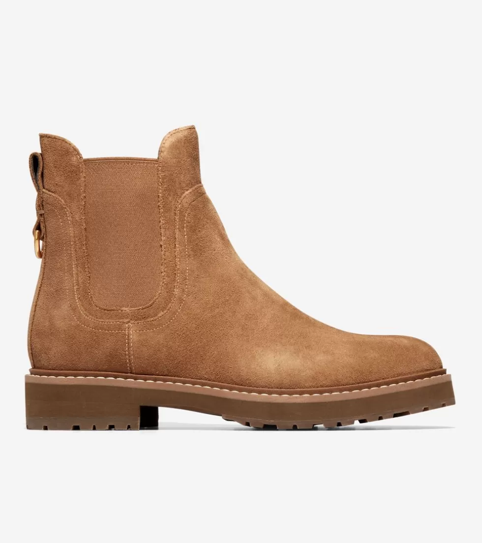 Cole Haan BOOTS^Women's Greenwich Waterproof Chelsea Bootie GoldenToffee