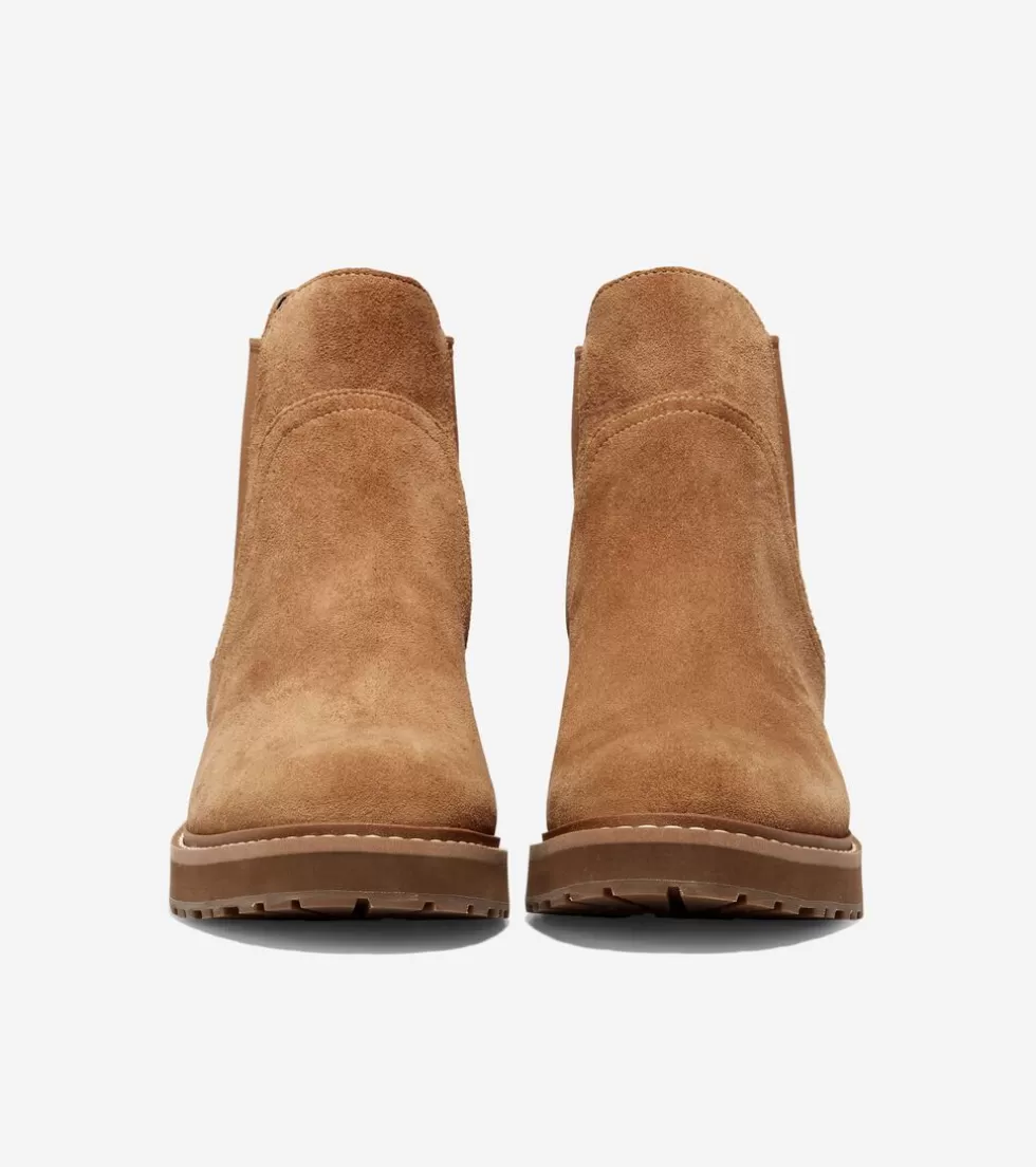 Cole Haan BOOTS^Women's Greenwich Waterproof Chelsea Bootie GoldenToffee
