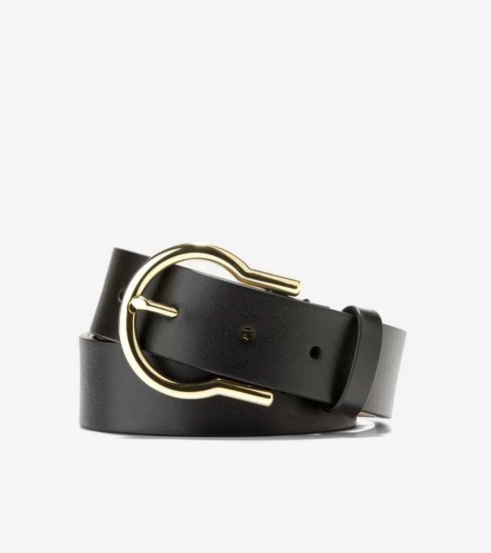 Cole Haan BELTS | BELTS^Women's Hinged Buckle Belt Black