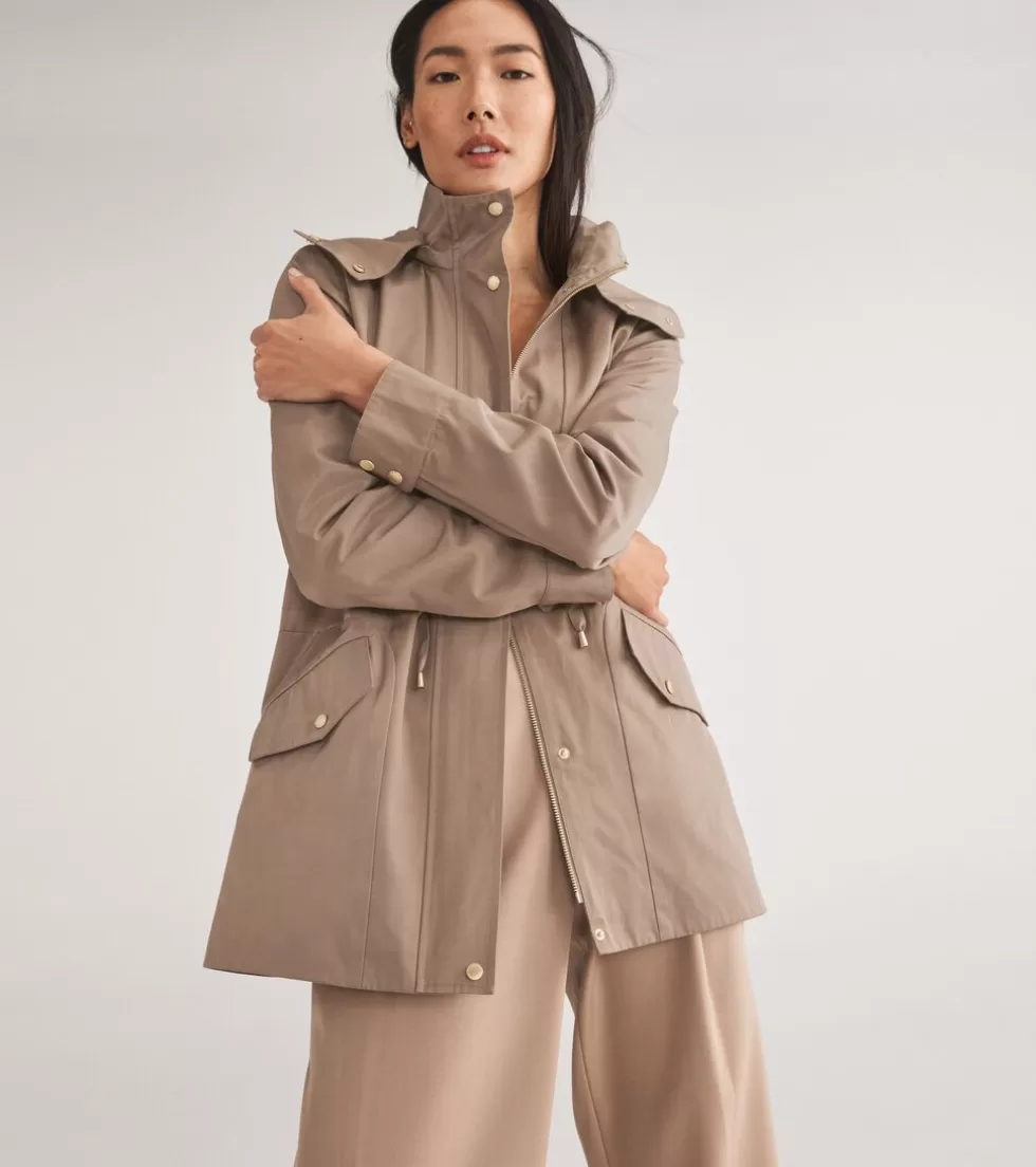Cole Haan RAIN JACKETS | JACKETS & COATS^Women's Lightweight Travel Jacket Truffle