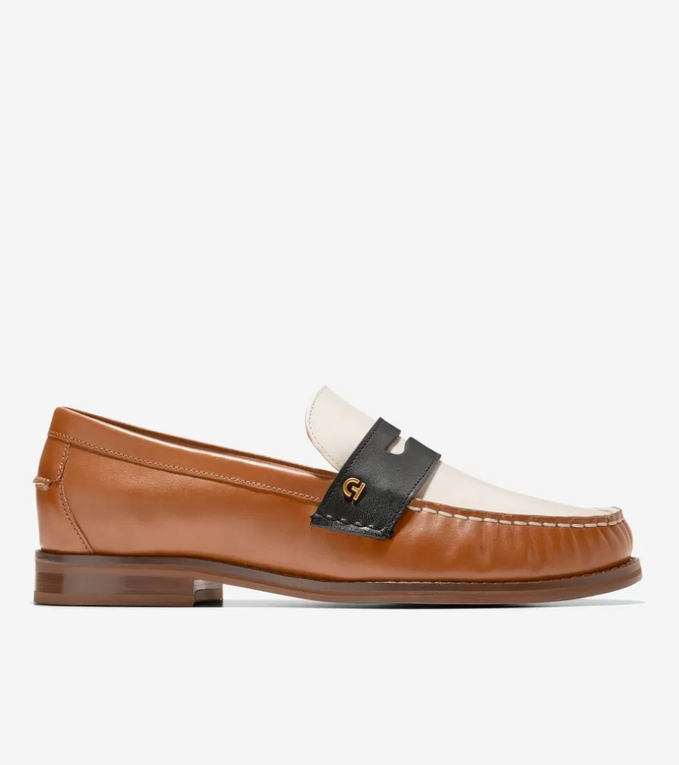 Cole Haan DRESS SHOES | LOAFERS & DRIVERS^Women's Lux Pinch Penny Loafer Pecan-Ivory-Black