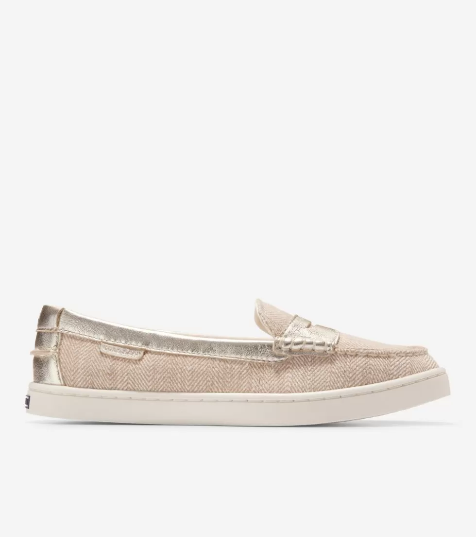 Cole Haan LOAFERS & DRIVERS^Women's Nantucket Penny Loafers Natural-Gold