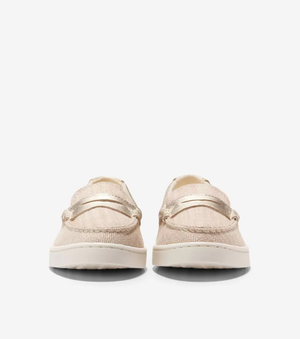 Cole Haan LOAFERS & DRIVERS^Women's Nantucket Penny Loafers Natural-Gold