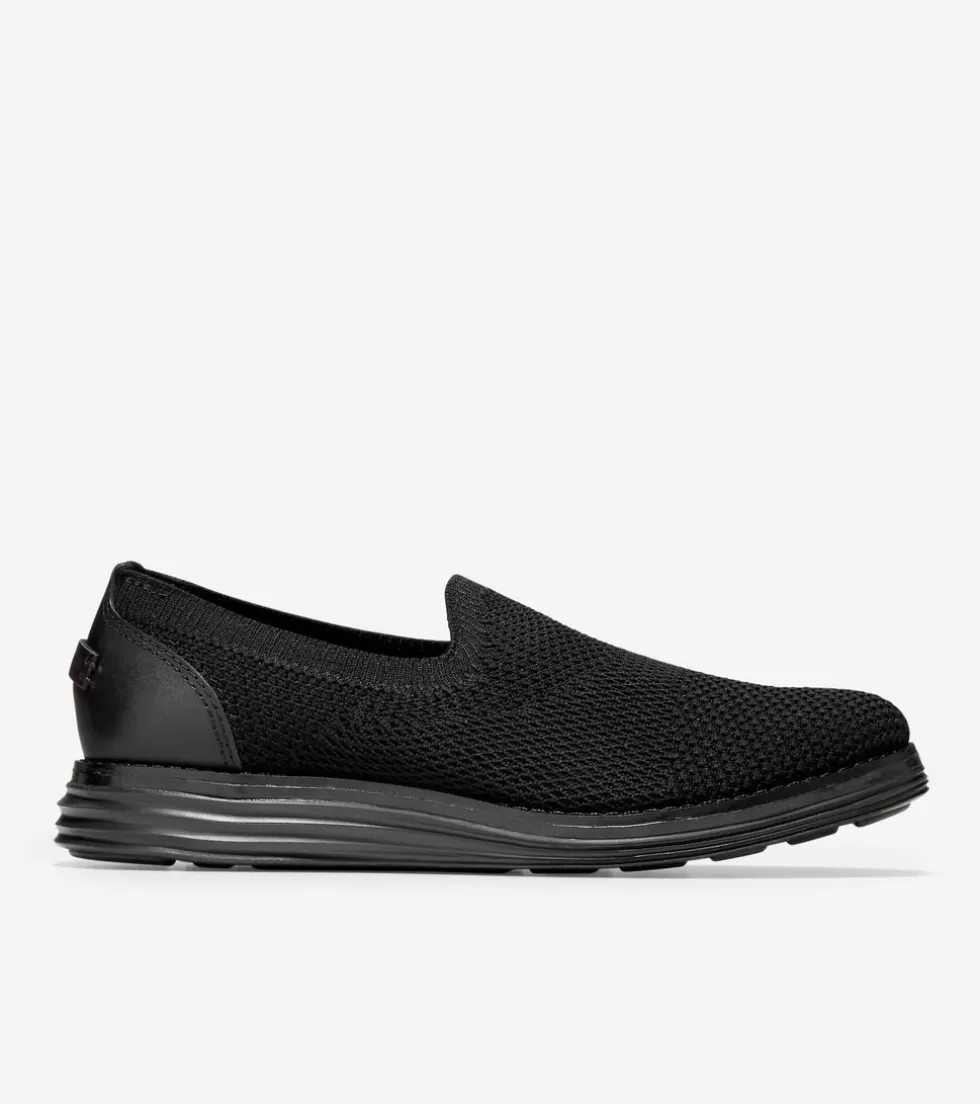 Cole Haan FLATS & SLIP-ONS | DRESS SHOES^Women's ØriginalGrand Meridian Loafer BlackKnit-Black