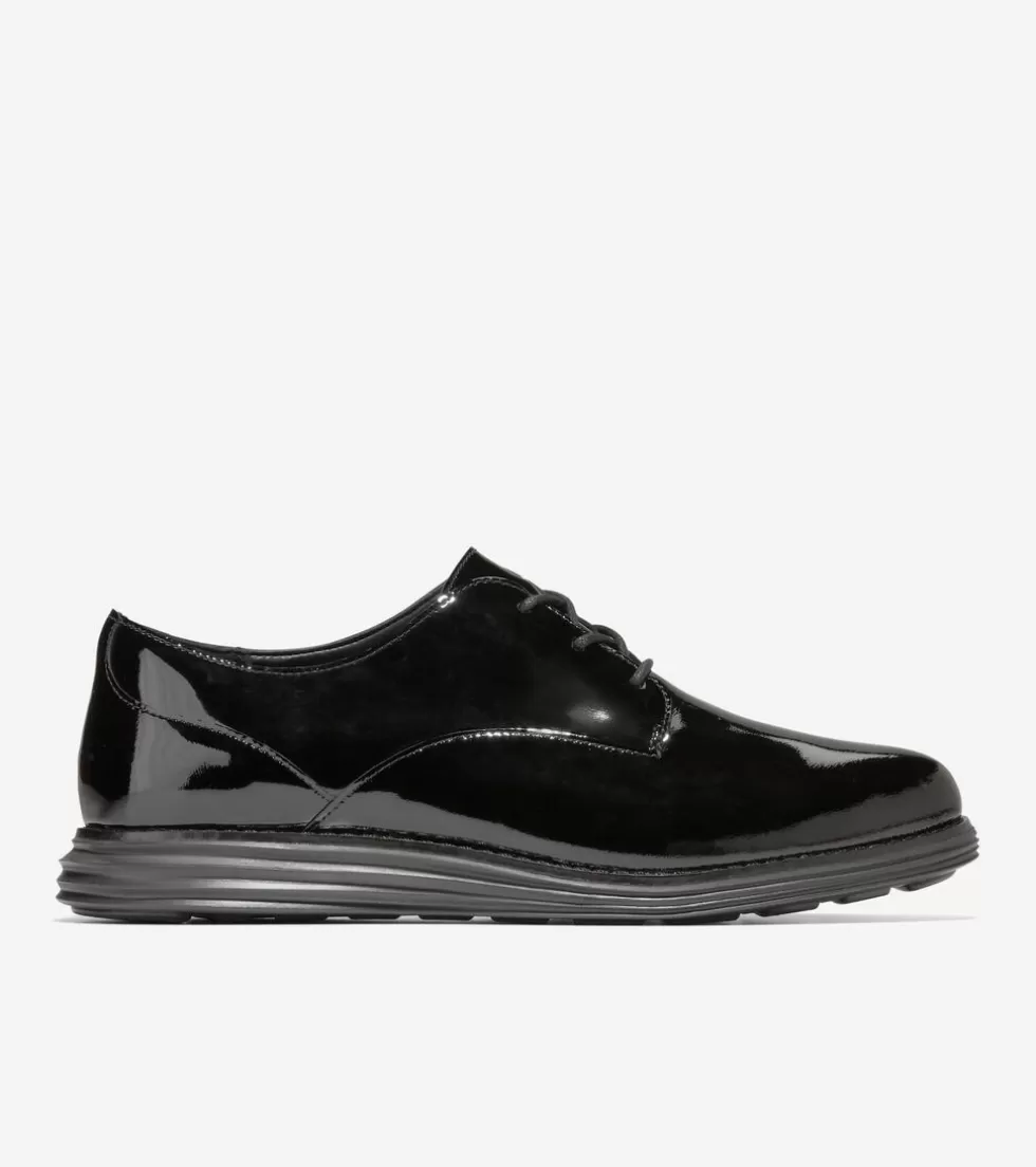 Cole Haan OXFORDS^Women's ØriginalGrand Plain Toe Oxfords BlackPatent