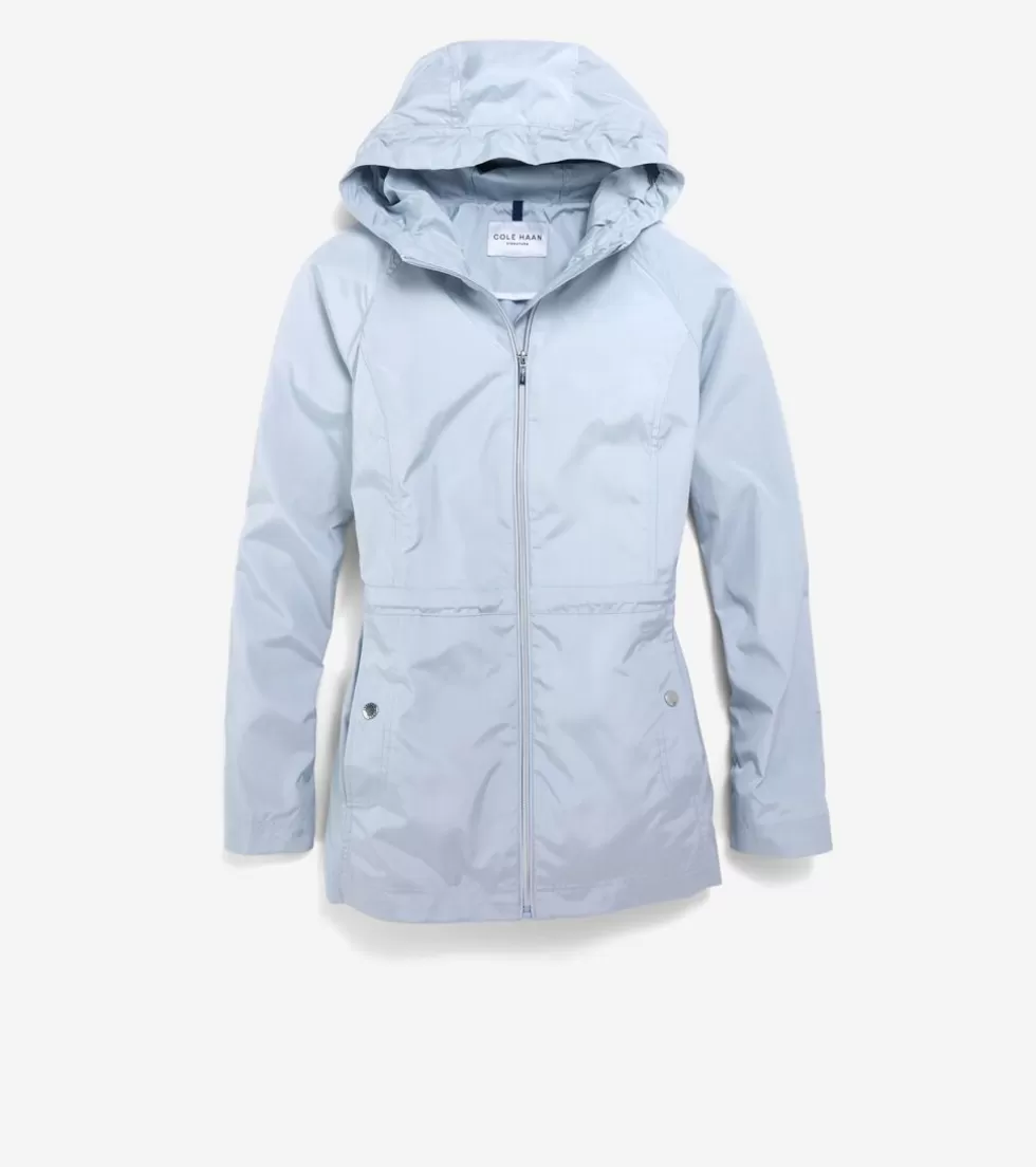 Cole Haan SOFTSHELL JACKETS | RAIN JACKETS^Women's Packable Travel Rain Anorak Mist