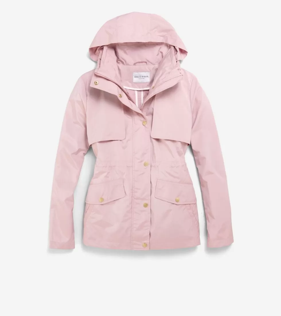 Cole Haan SOFTSHELL JACKETS | RAIN JACKETS^Women's Short Packable Rain Jacket CanyonRose