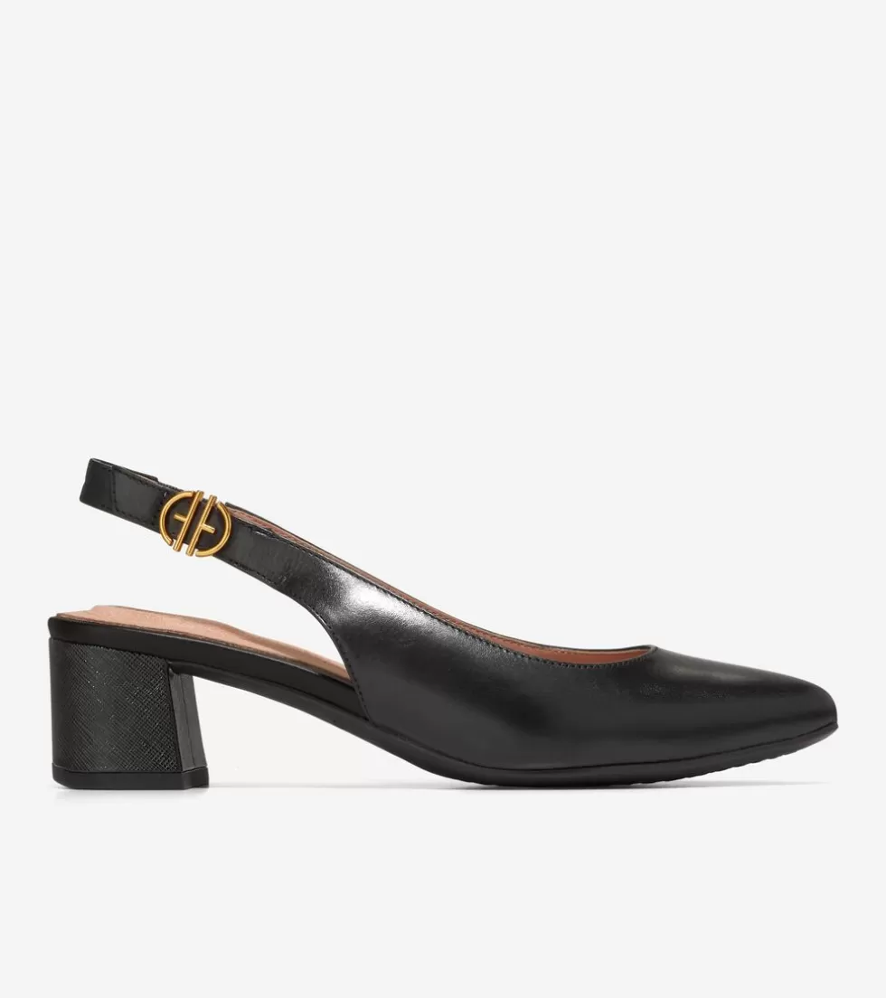 Cole Haan DRESS SHOES | HEELS & PUMPS^Women's The Go-To Slingback Pump 45MM BlackLeather