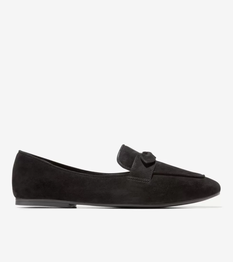Cole Haan FLATS & SLIP-ONS | DRESS SHOES^Women's York Bow Loafers BlackSuede