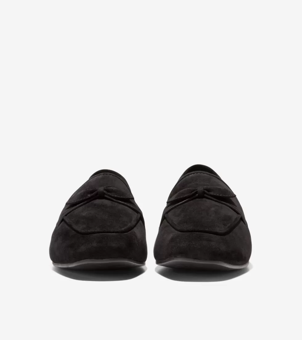 Cole Haan FLATS & SLIP-ONS | DRESS SHOES^Women's York Bow Loafers BlackSuede