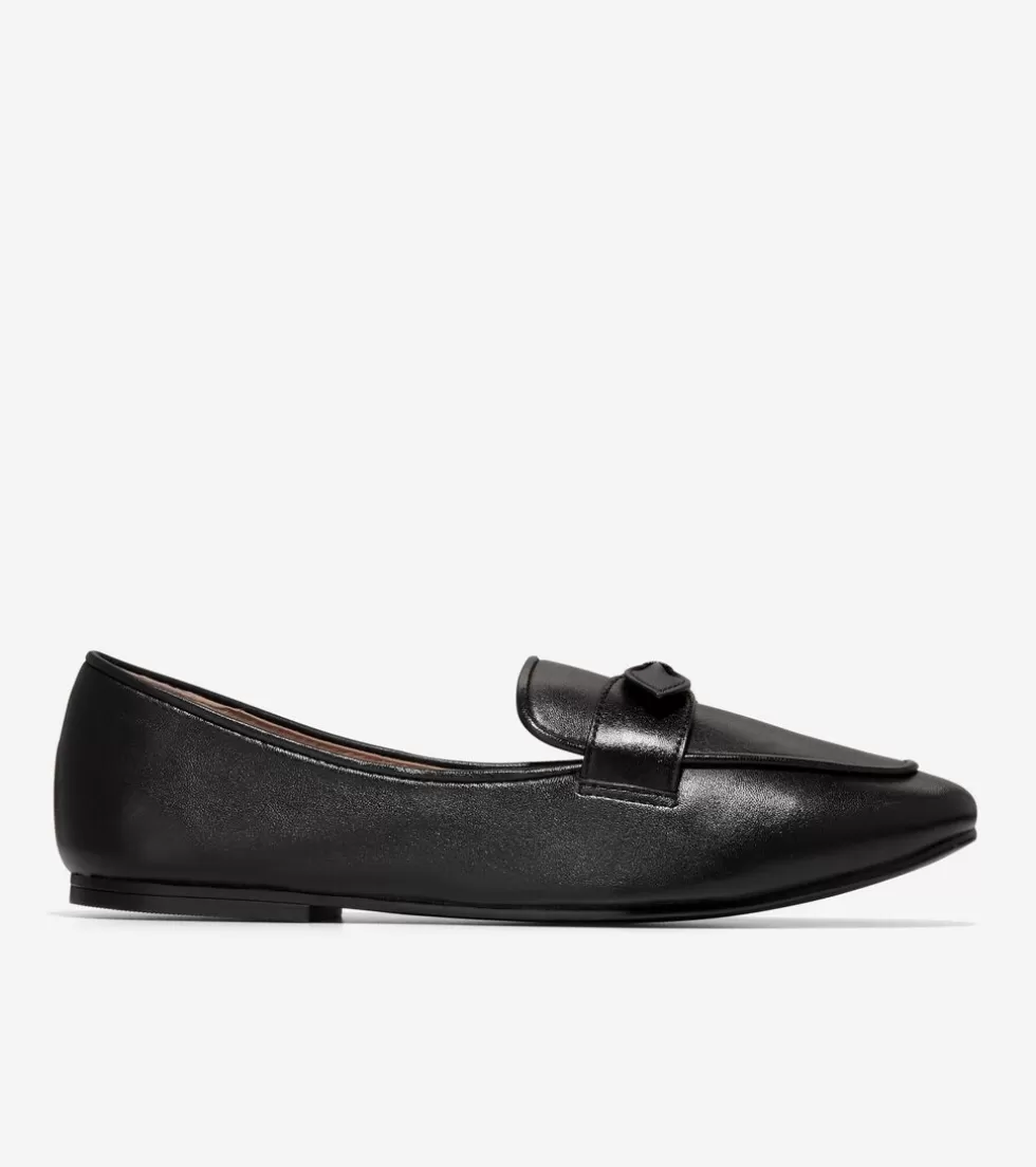 Cole Haan FLATS & SLIP-ONS | DRESS SHOES^Women's York Bow Loafers BlackLeather