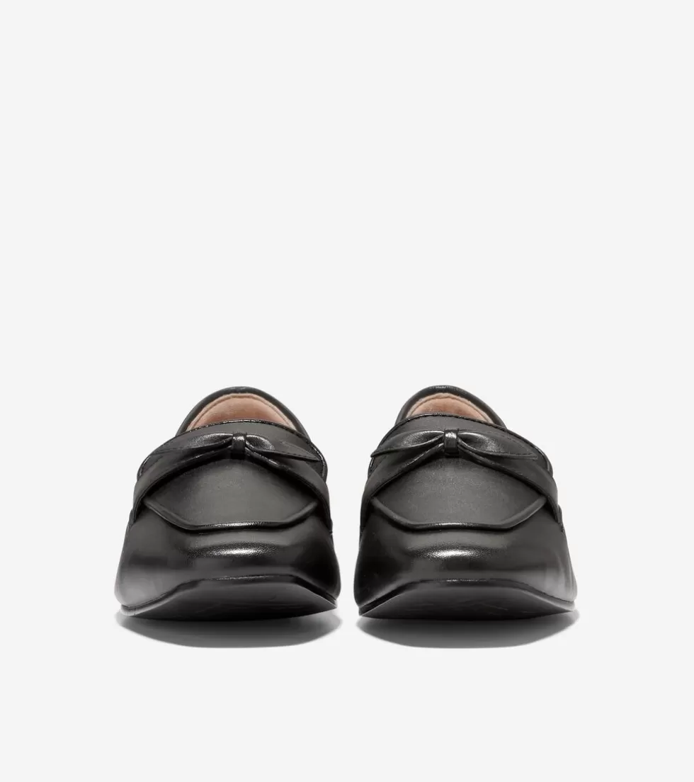 Cole Haan FLATS & SLIP-ONS | DRESS SHOES^Women's York Bow Loafers BlackLeather