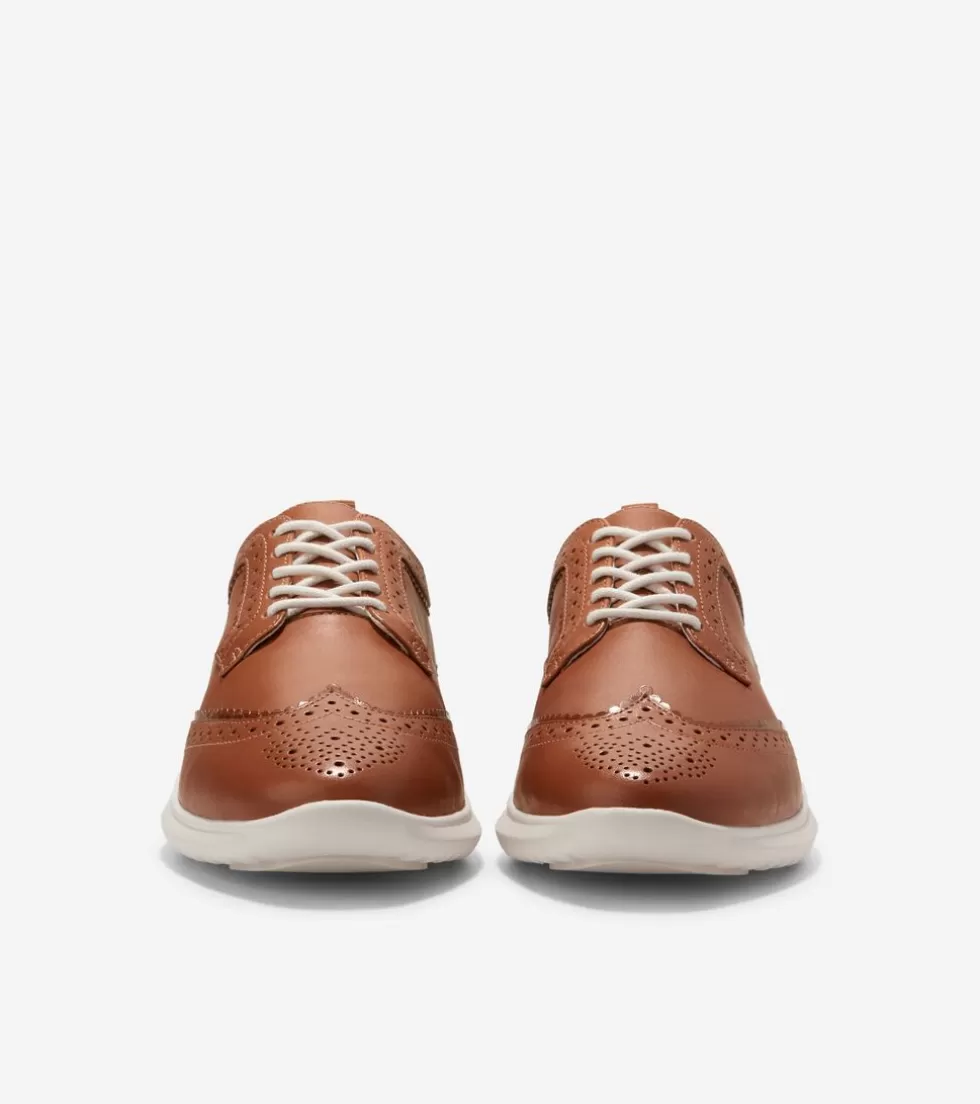 Cole Haan OXFORDS^Women's ZERØGRAND Meritt Wingtip Oxfords BritishTan