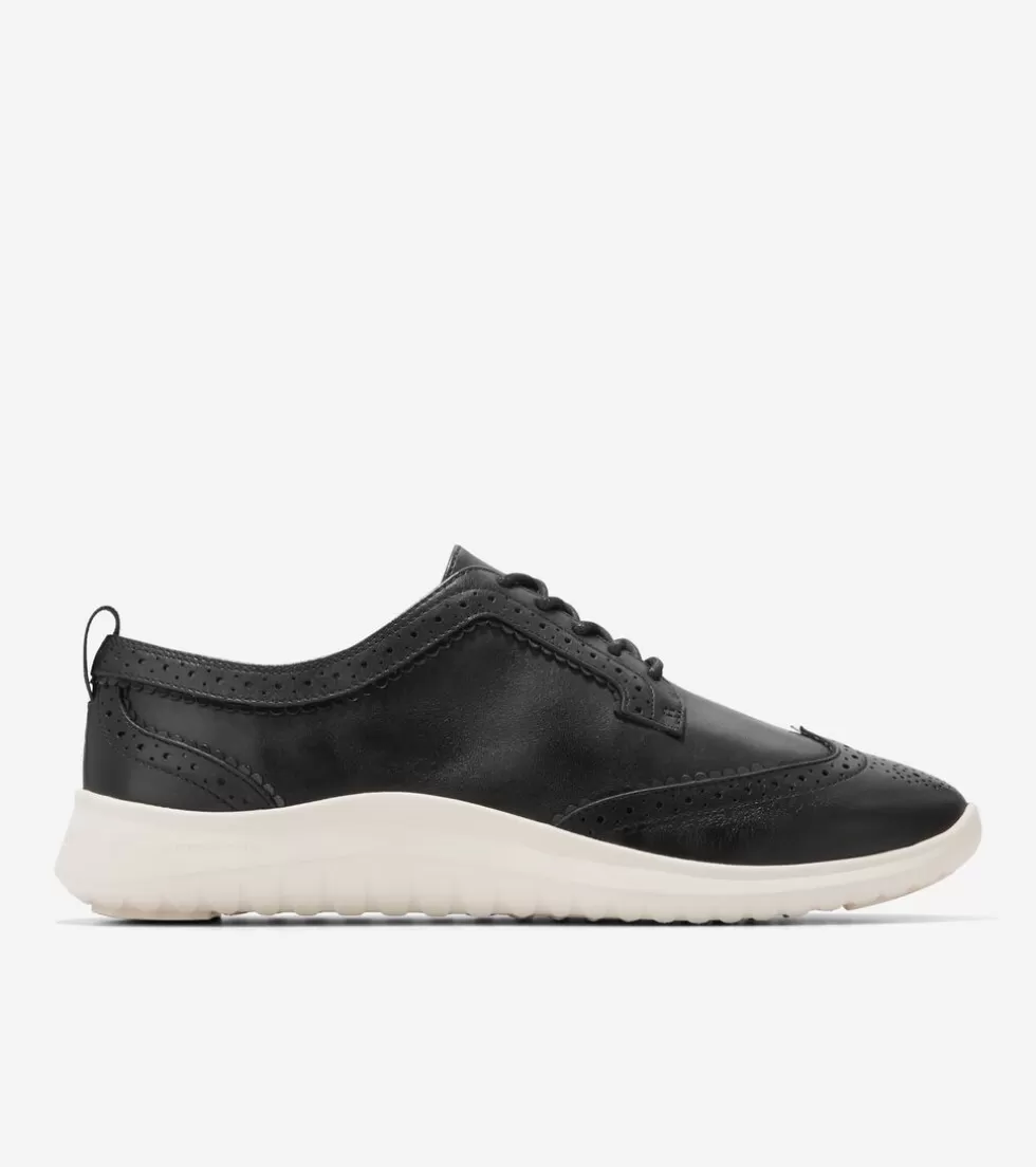 Cole Haan OXFORDS^Women's ZERØGRAND Meritt Wingtip Oxfords Black