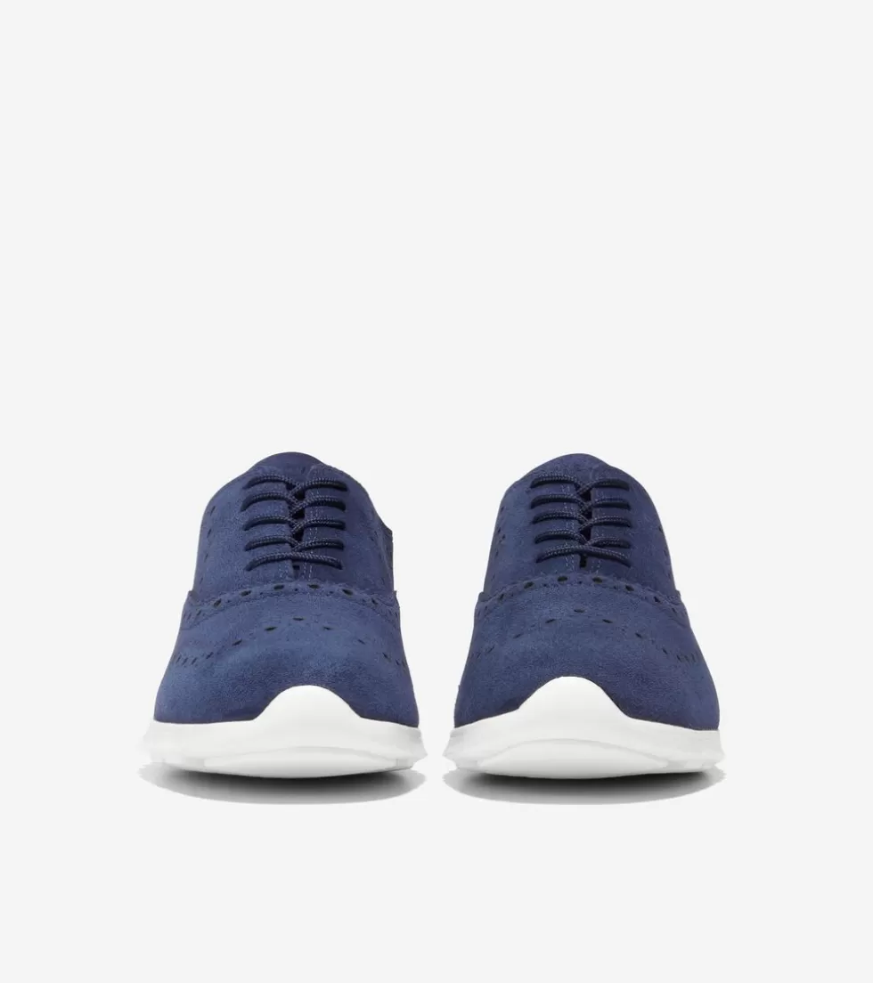 Cole Haan OXFORDS^Women's ZERØGRAND Wingtip Oxfords EveningBlue-White