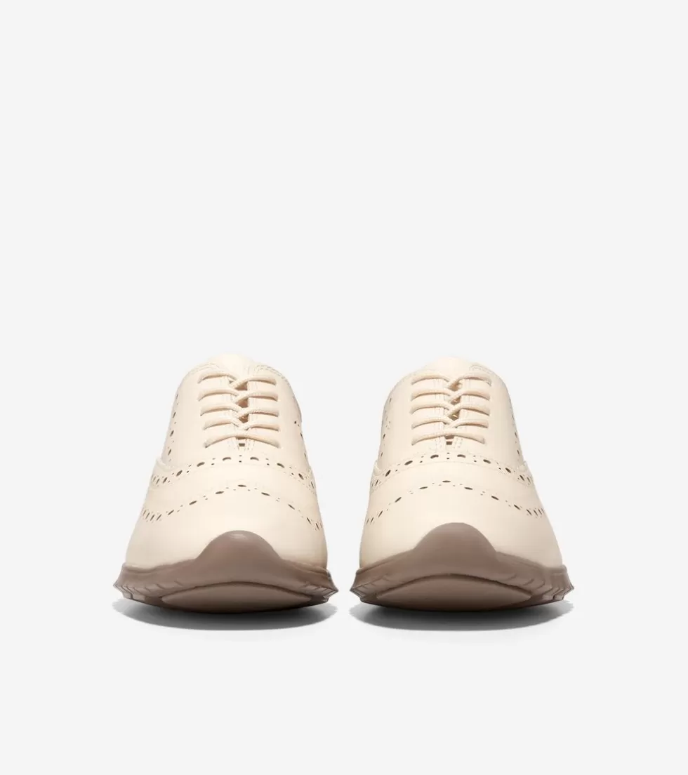 Cole Haan OXFORDS^Women's ZERØGRAND Wingtip Oxfords Birch-IrishCoffee