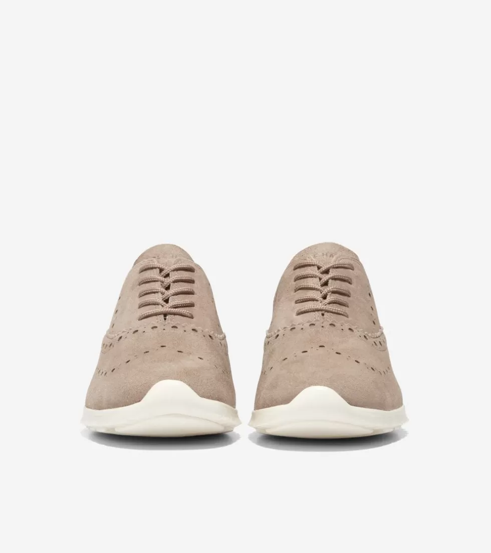 Cole Haan OXFORDS^Women's ZERØGRAND Wingtip Oxfords IrishCoffee-Ivory